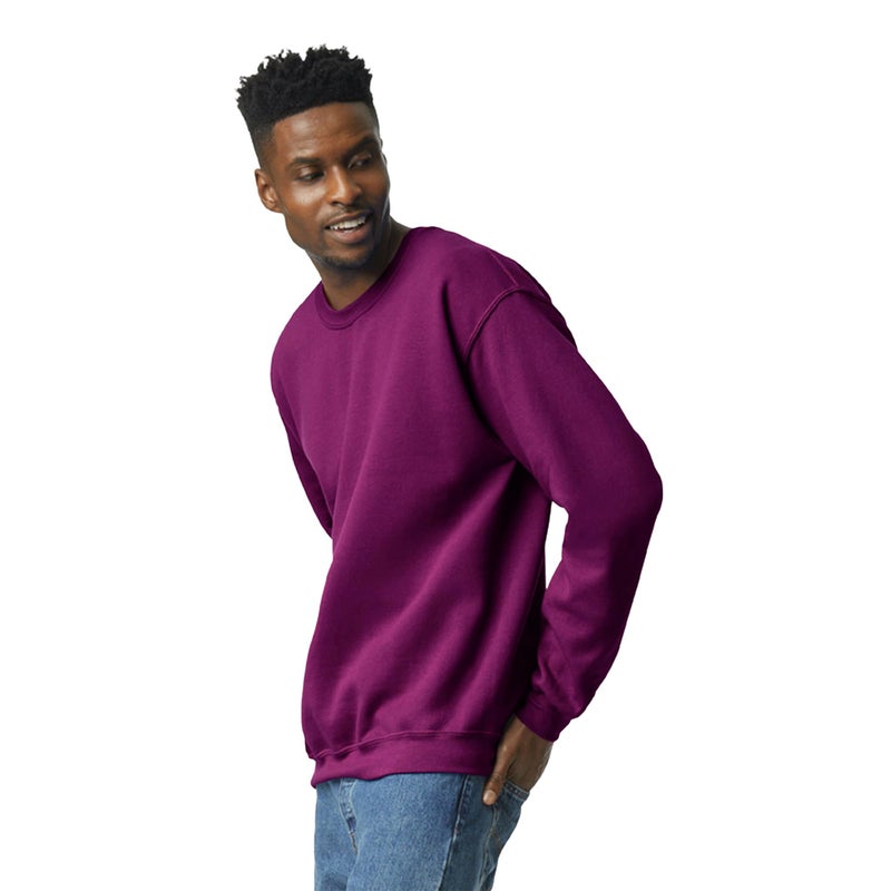 Gildan Adult Fleece Crewneck Sweatshirt, Style G18000, Multipack, Maroon (1-Pack), X-Large - Image 2